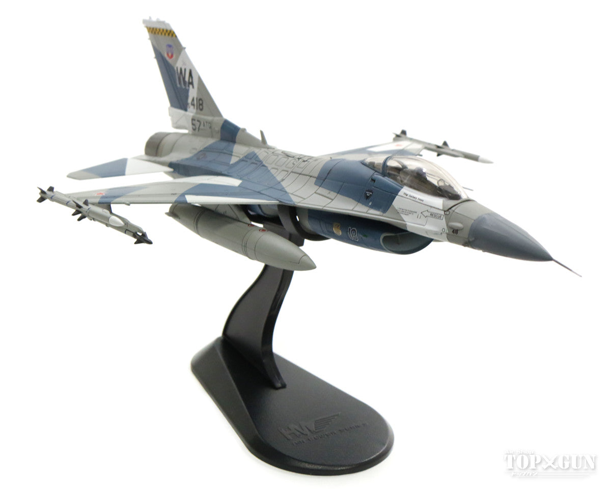 F-16C（ブロック25F） アメリカ空軍 第57教導戦術航空群 第64仮想敵飛行隊 スプリンター迷彩 ネリス基地 16年 WA/#85-1418 1/72 [HA3854]