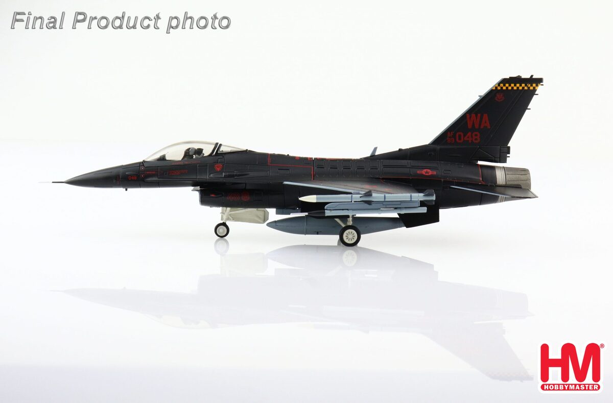 F-16C (Block 42E) US Air Force 57th TF 64th Enemy Squadron Wraith Nellis Air Force, Nevada #89-2048/WA 1/72 [HA3894]