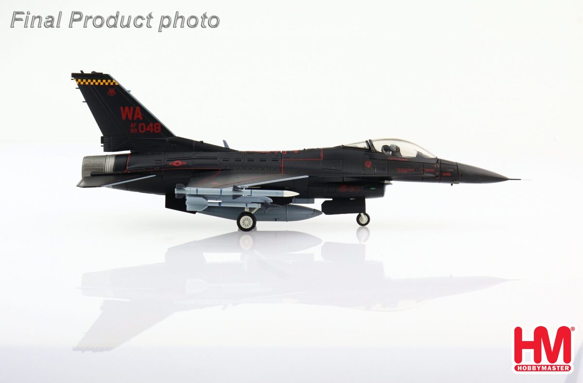 F-16C (Block 42E) US Air Force 57th TF 64th Enemy Squadron Wraith Nellis Air Force, Nevada #89-2048/WA 1/72 [HA3894]