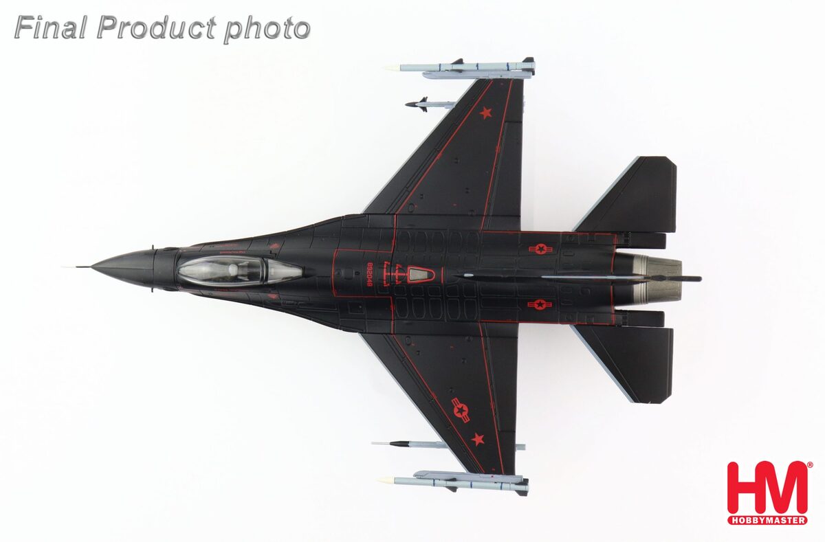 F-16C (Block 42E) US Air Force 57th TF 64th Enemy Squadron Wraith Nellis Air Force, Nevada #89-2048/WA 1/72 [HA3894]