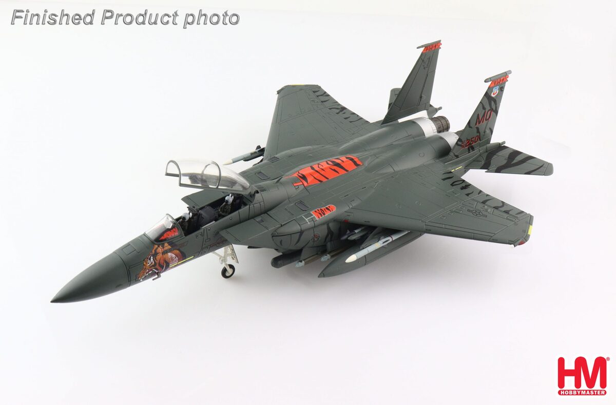 F-15E アメリカ空軍 第366戦闘航空団 第391戦闘飛行隊「ボールド・タイガーズ」 特別塗装 「タイガーミート・オブ・アメリカ2005」  マウンテンホーム基地・アイダホ州 MO/#90-0250 1/72 [HA4526]