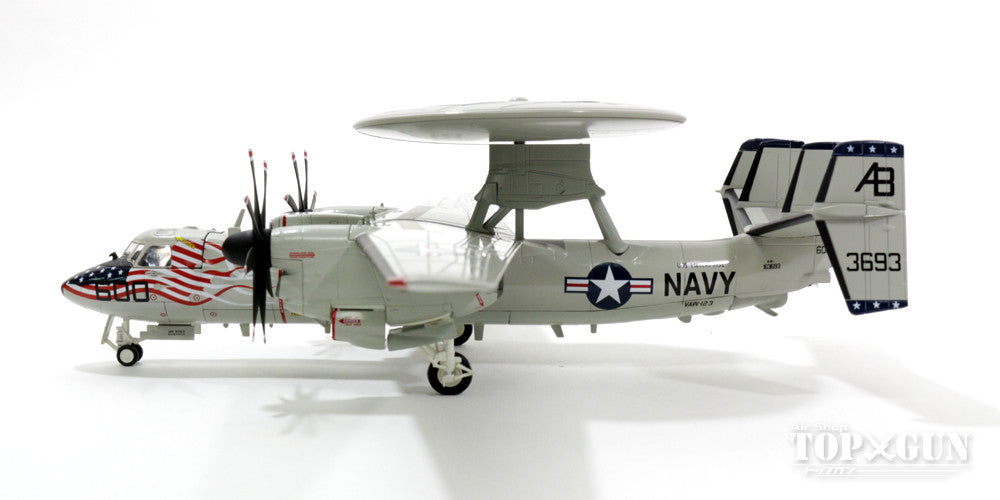 Grumman E-2C Hawkeye US Navy 123rd Airborne Early Warning Squadron "Screwtops" Special Paint Aboard the USS Enterprise October 2005 AB600 1/72 *New mold [HA4801]