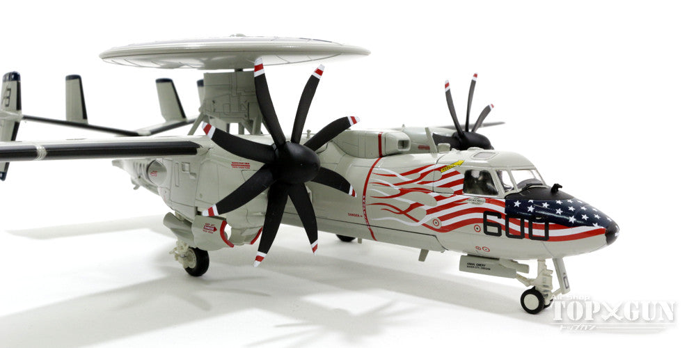 Grumman E-2C Hawkeye US Navy 123rd Airborne Early Warning Squadron "Screwtops" Special Paint Aboard the USS Enterprise October 2005 AB600 1/72 *New mold [HA4801]