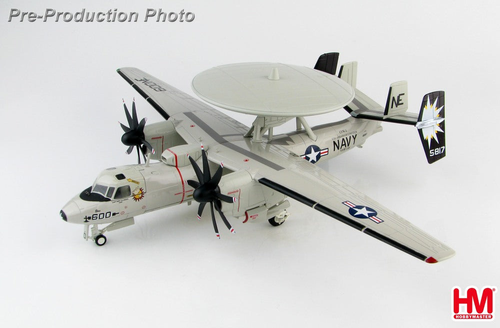 E-2C Hawkeye 2000, US Navy 116th Early Warning Squadron "Sun Kings" special paint, aboard the aircraft carrier Abraham Lincoln, 2007 #600/#165817 1/72 [HA4812]