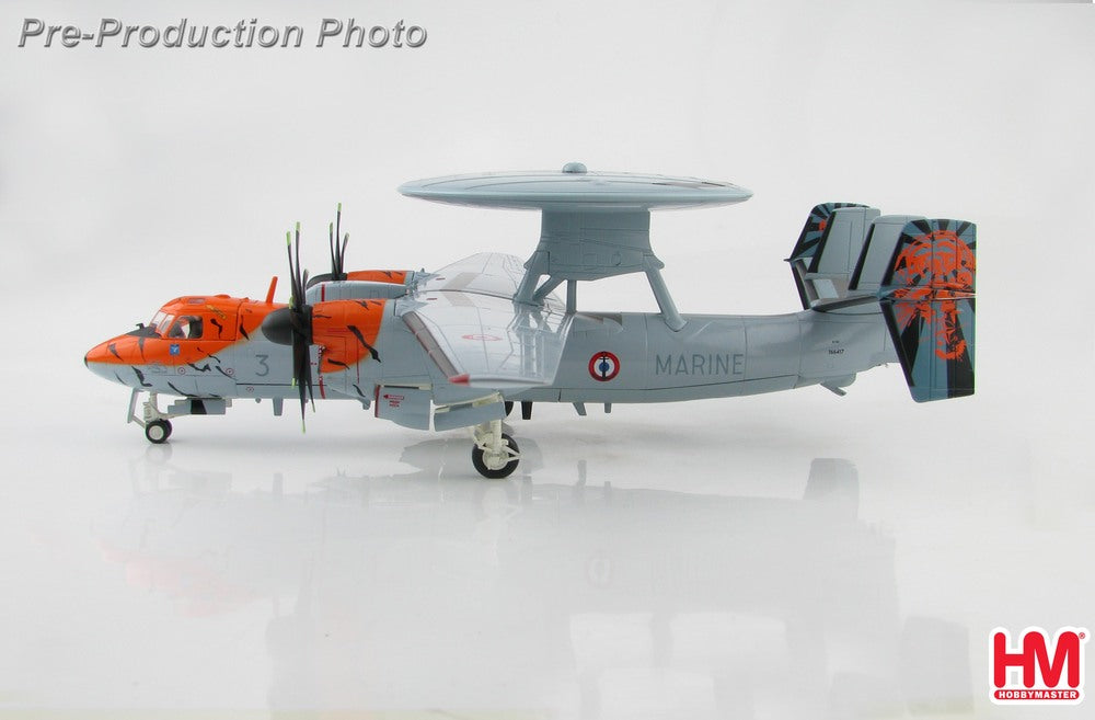 E-2C French Navy 4th Naval Air Group Special Paint "Tiger Meet 2016" Rann-Bioué Base #166417 1/72 [HA4815]