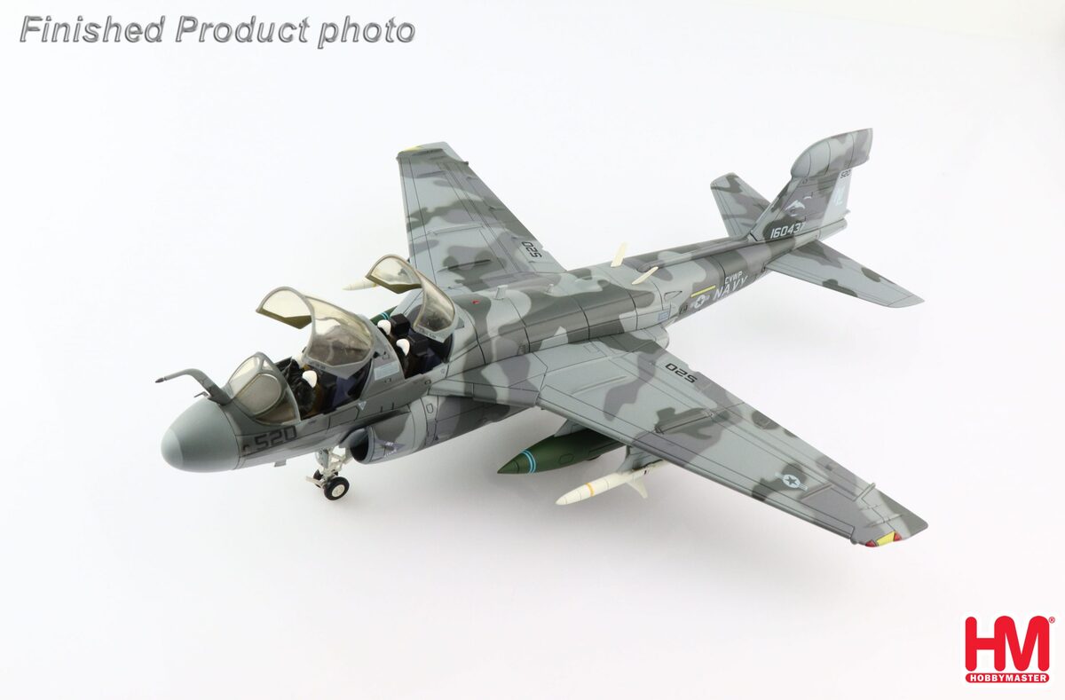 EA-6E Prowler, US Navy 142nd Electronic Combat Squadron "Gray Wolves", Operation Iraqi Freedom (no Shark Mouth paint version), Bagram Air Base, Afghanistan, 2007 #520/#160437 1/72 [HA5010B]