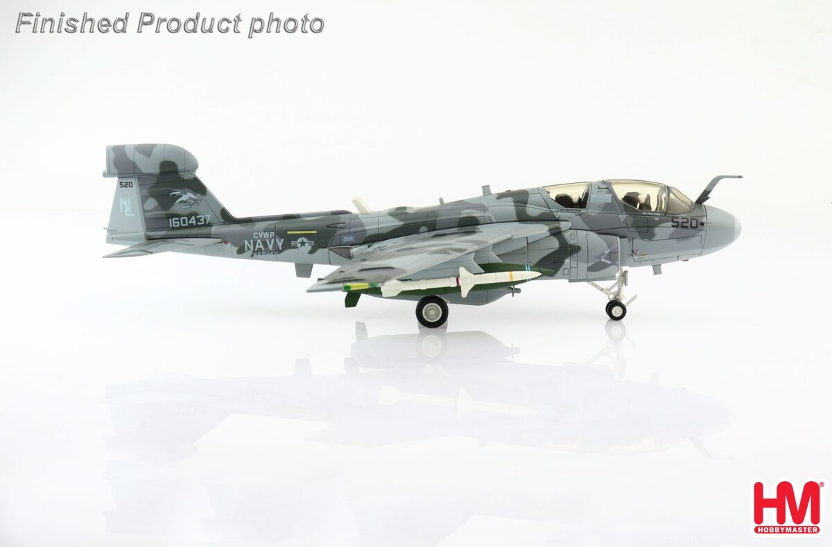 EA-6E Prowler, US Navy 142nd Electronic Combat Squadron "Gray Wolves", Operation Iraqi Freedom (no Shark Mouth paint version), Bagram Air Base, Afghanistan, 2007 #520/#160437 1/72 [HA5010B]