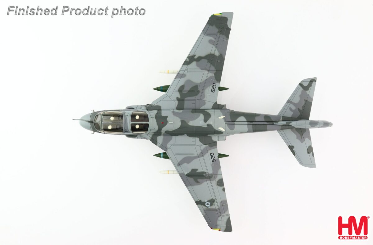 EA-6E Prowler, US Navy 142nd Electronic Combat Squadron "Gray Wolves", Operation Iraqi Freedom (no Shark Mouth paint version), Bagram Air Base, Afghanistan, 2007 #520/#160437 1/72 [HA5010B]