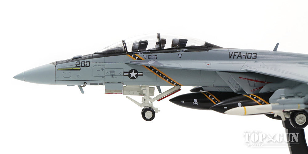 F/A-18F (two-seater) US Navy 103rd Fighter Attack Squadron "Jolly Rogers" on board the aircraft carrier Dwight D. Eisenhower 2012 #200/#166620 1/72 *New mold [HA5102]