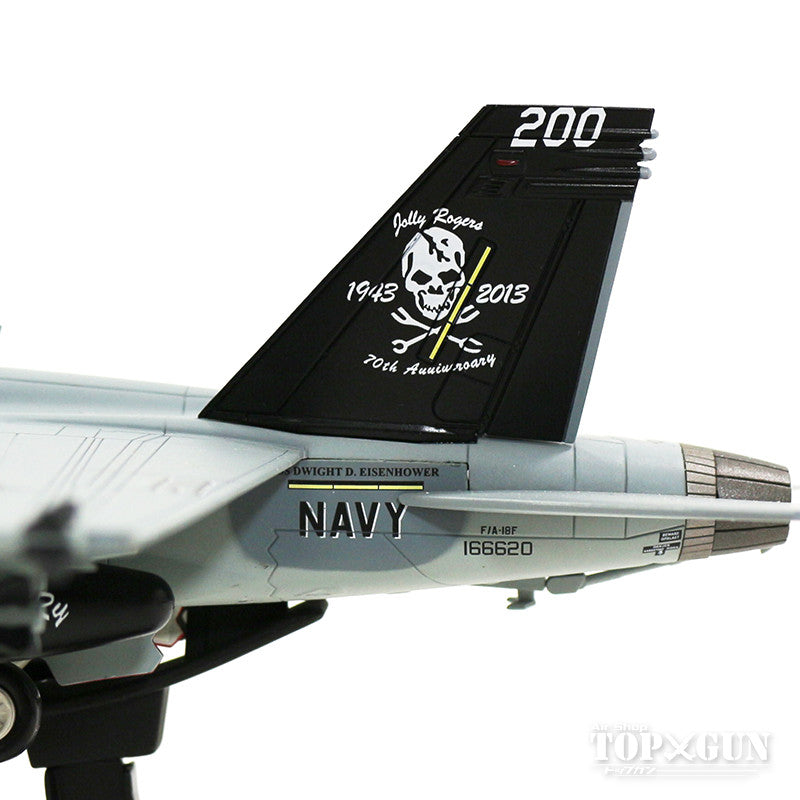 F/A-18F (two-seater) US Navy 103rd Fighter Attack Squadron "Jolly Rogers" Special Paint, aboard the aircraft carrier Eisenhower, 2013 #200/#166620 1/72 [HA5104]