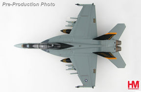 F/A-18F（複座型） アメリカ海軍 第103戦闘攻撃飛行隊 「ジョリーロジャース」 特別塗装 「部隊75周年」 空母エイブラハム・リンカーン搭載 18年 AG200/#168493 1/72 [HA5113]