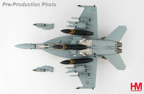 F/A-18F（複座型） アメリカ海軍 第103戦闘攻撃飛行隊 「ジョリーロジャース」 特別塗装 「部隊75周年」 空母エイブラハム・リンカーン搭載 18年 AG200/#168493 1/72 [HA5113]