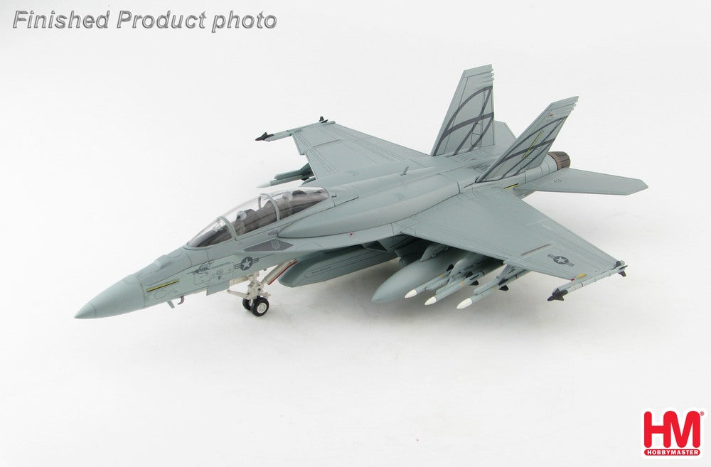 F/A-18F (two-seater) US Navy Advanced Super Hornet (with additional tanks and armaments under the wings) #168492 13 1/72 [HA5118B]