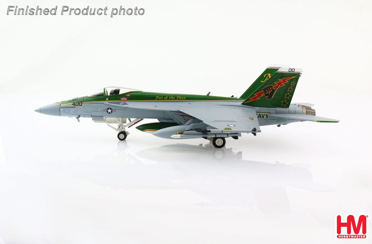 F/A-18E US Navy 25th Fighter Attack Squadron "Fist of the Fleet" Special Paint Lemoore Air Force Base 2013 NJ400 1/72 [HA5123]