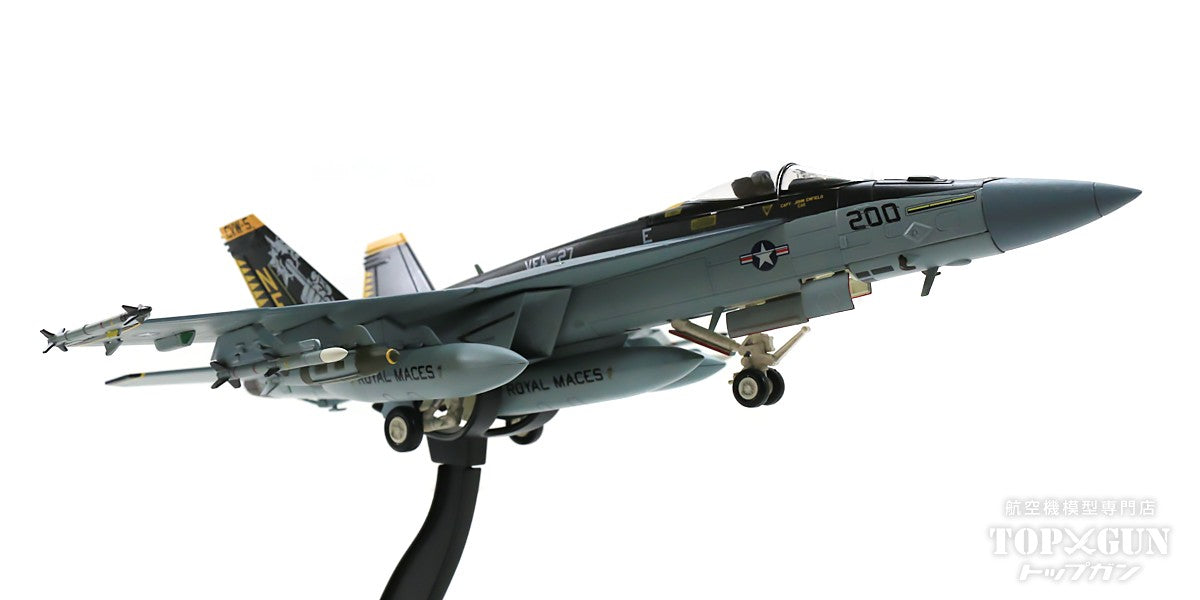 F/A-18E US Navy 27th Fighter Attack Squadron "Royal Maces" on board the aircraft carrier Ronald Reagan, Atsugi Air Base, 2015, NF200/#168363, 1/72 [HA5125]