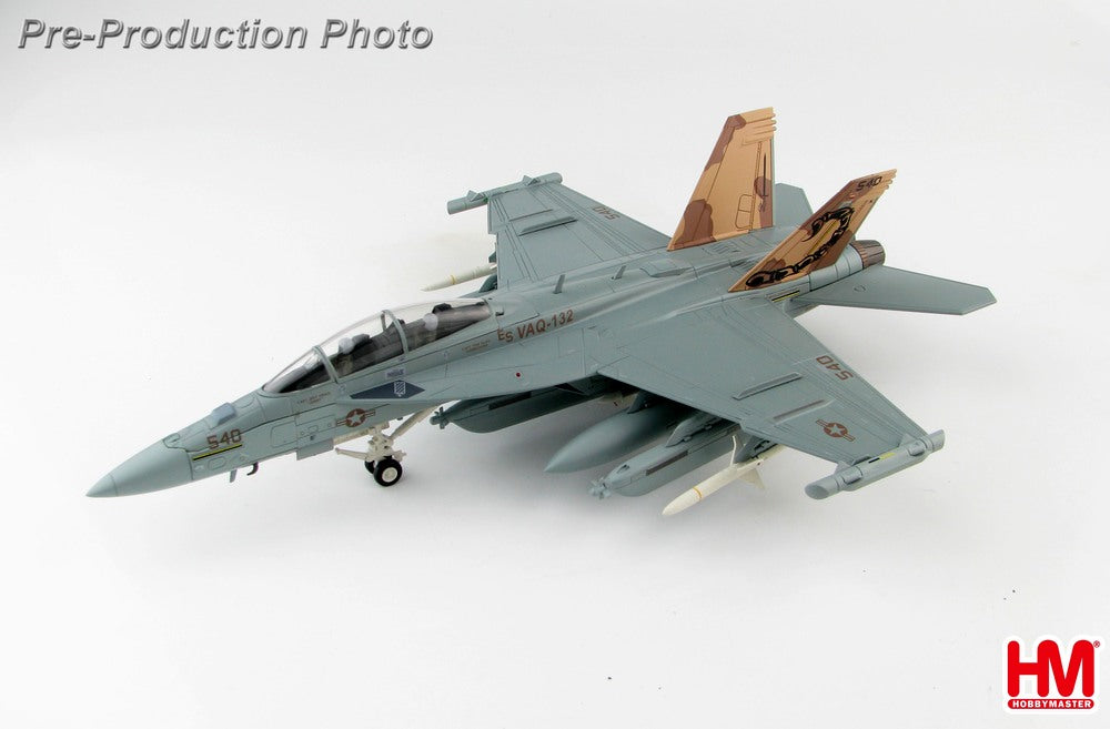 EA-18G Growler, US Navy, 132nd Electronic Combat Squadron "Scorpions", Libyan airspace interdiction (Operation Odyssey Dawn), Aviano Base, Italy, 2011 #540/#166894 1/72 [HA5151]