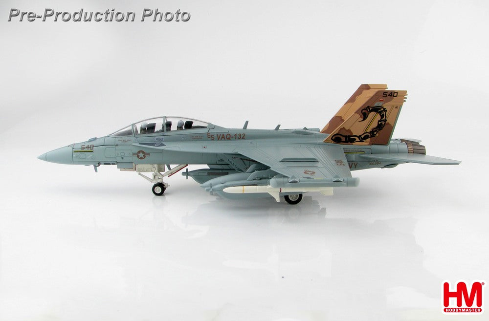 EA-18G Growler, US Navy, 132nd Electronic Combat Squadron "Scorpions", Libyan airspace interdiction (Operation Odyssey Dawn), Aviano Base, Italy, 2011 #540/#166894 1/72 [HA5151]