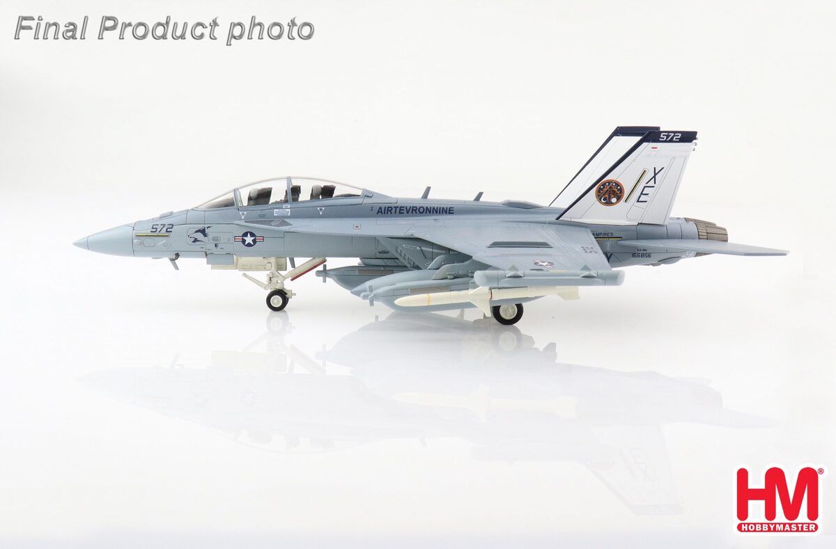 EA-18G 美国海军第 9 测试和评估中队“吸血鬼”中国湖空军基地 2008 XE572/#166856 1/72 [HA5154]