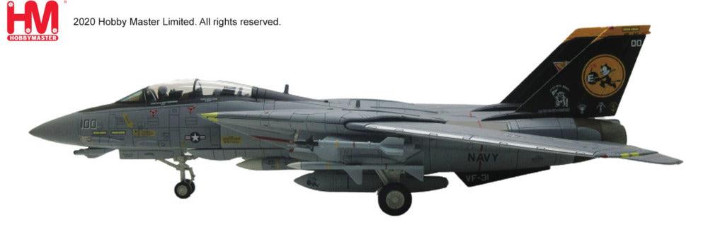 F-14D アメリカ海軍 第31戦闘飛行隊 「トムキャッターズ」 空母セオドア・ルーズベルト搭載 06年 AJ100/#164342 1/72 [HA5232]