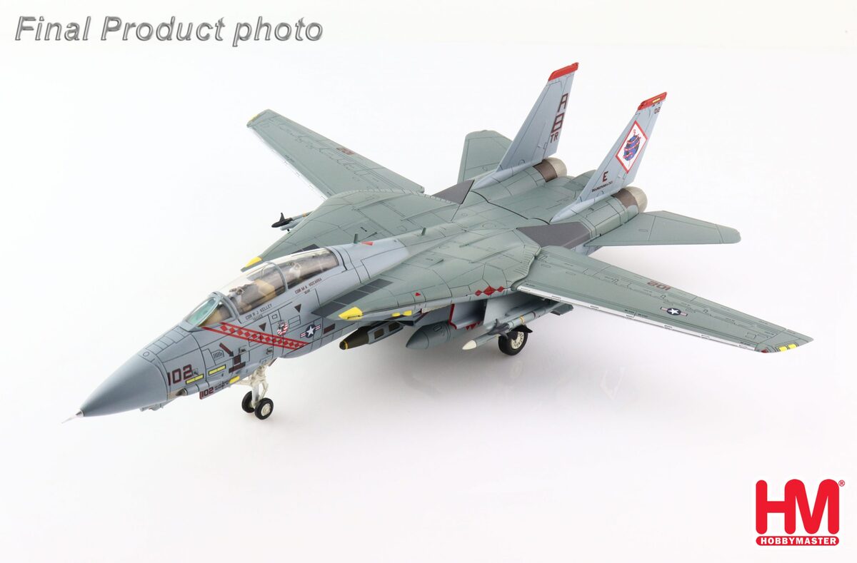 Hobby Master F-14B アメリカ海軍 第102戦闘飛行隊「ダイヤモンドバックス」 不朽の自由作戦時 空母セオドア・ルーズベルト搭載  02年 #16322