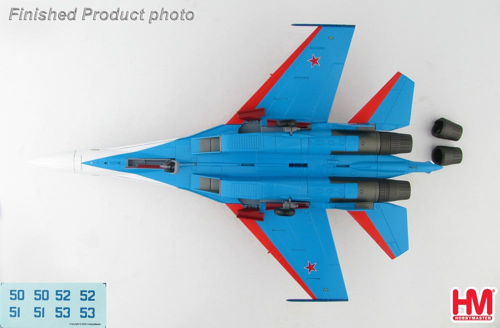 Su-35S "Flanker-E" Russian Air Force Acrobatic Team "Russkie Vityazhy/Russian Knights" Kubinka Air Base 2019 (numbered decals included) 1/72 [HA5707B]