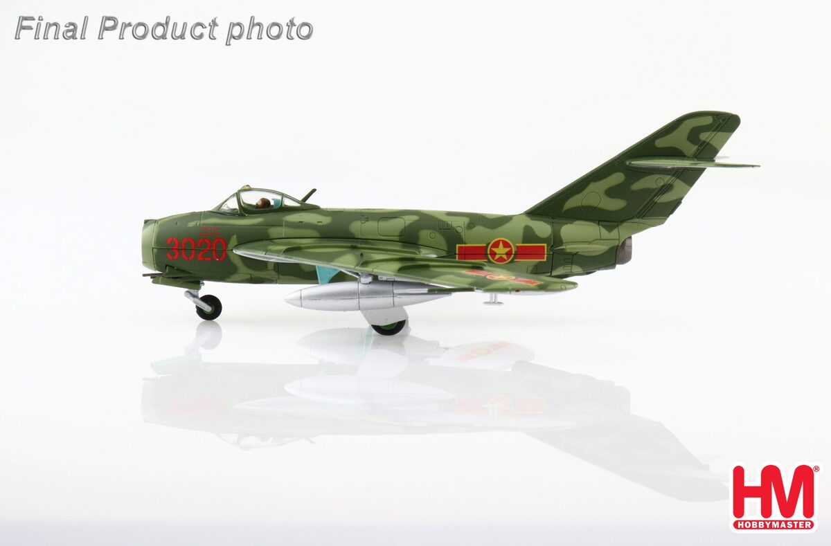 MiG-17F 北ベトナム空軍 第923戦闘航空連隊 「イェンテー」 レ・ハイ機（F-4撃墜） 68年6月14日 #3020 1/72 [HA5908]