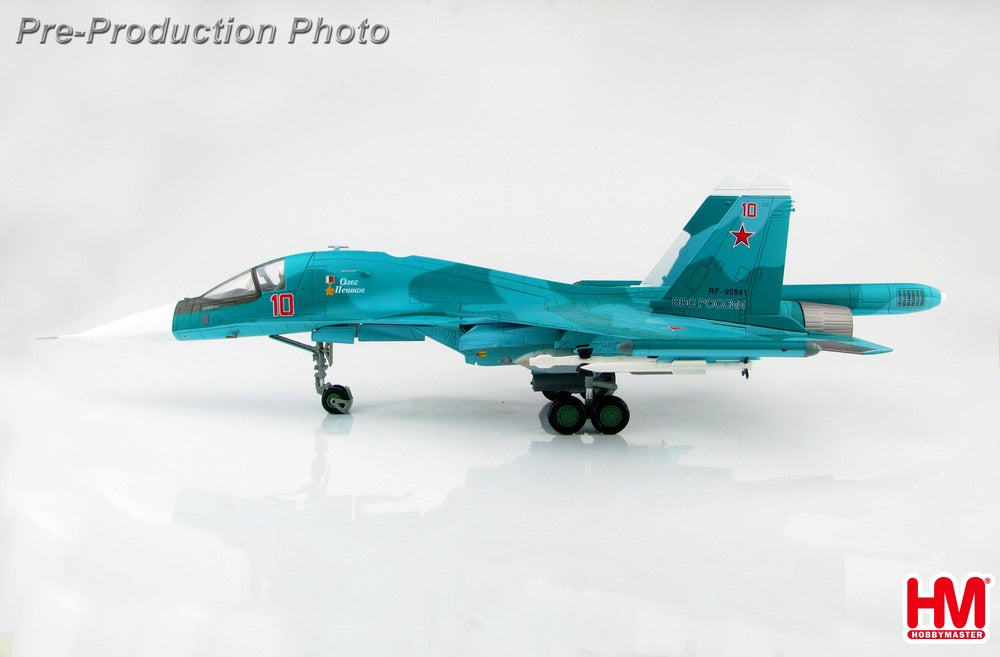 Su-34 "Fullback" Russian Air Force Lt. Colonel Oleg Peskov Commemorative Mark Jamming Pod &amp; Cluster Bomb Included 2016 #10 1/72 [HA6303]