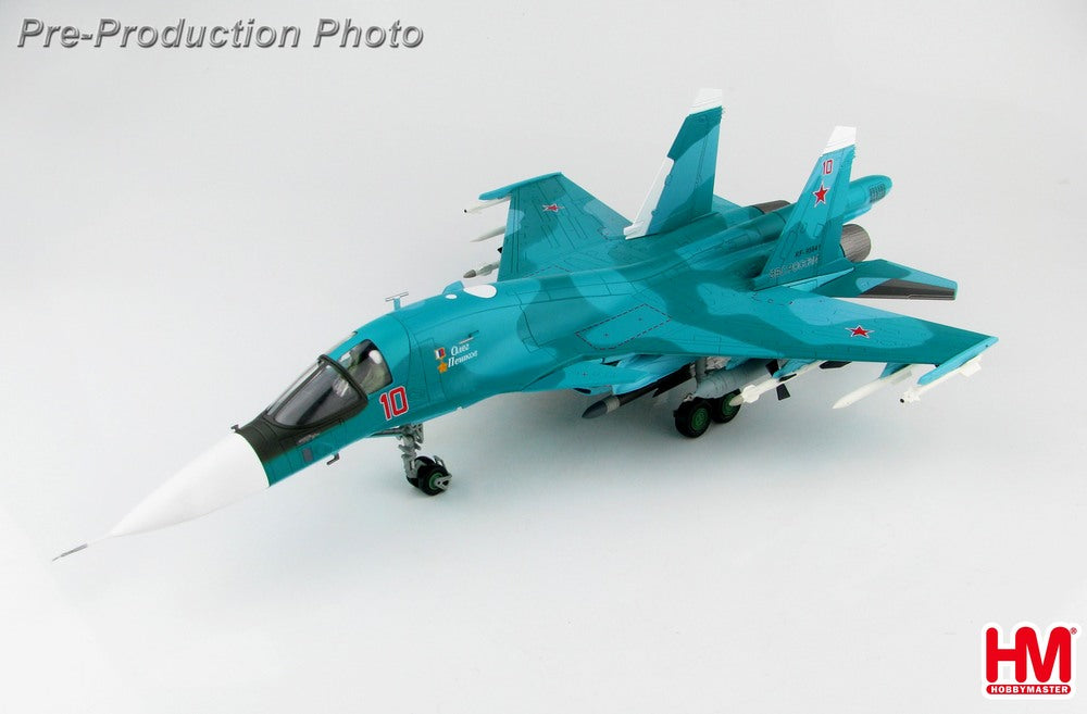 Su-34 "Fullback" Russian Air Force Lt. Colonel Oleg Peskov commemorative mark with anti-aircraft missiles and KH-31 anti-ship missiles 2017 #10 1/72 [HA6303B]