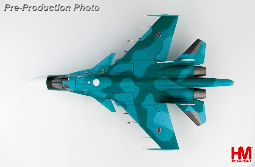 Su-34 "Fullback" Russian Air Force Lt. Colonel Oleg Peskov commemorative mark with anti-aircraft missiles and KH-31 anti-ship missiles 2017 #10 1/72 [HA6303B]