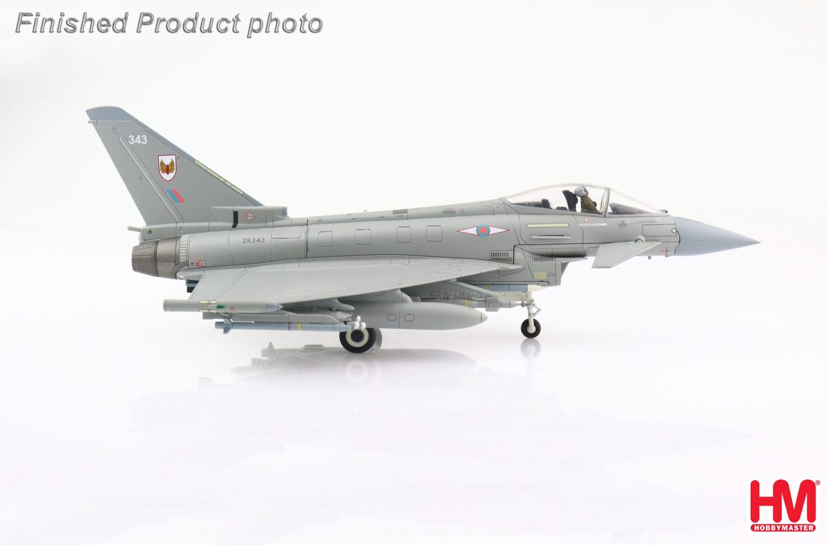 Eurofighter Typhoon FGR.4, Royal Air Force, No. 1 (Fighter)/I (F) Squadron, RAF Lossiemouth, Scotland, 2010, ZK343, 1/72 [HA6614]