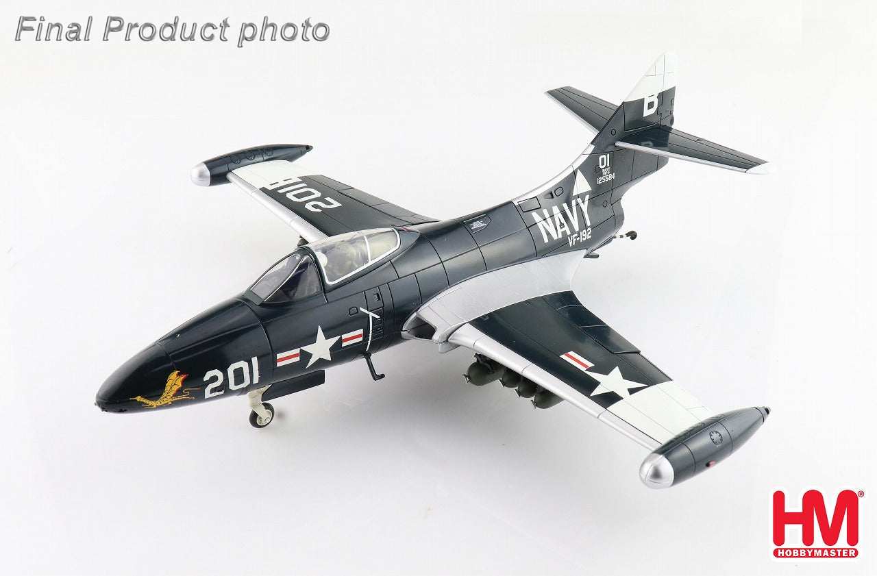 F9F-5 Panther US Navy 192nd Fighter Attack Squadron Golden Dragon 1/48 [HA7211] 