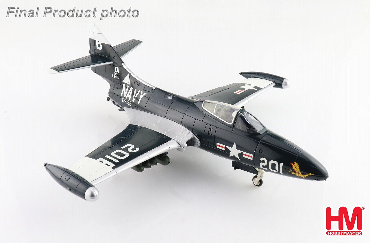 F9F-5 Panther US Navy 192nd Fighter Attack Squadron Golden Dragon 1/48 [HA7211] 