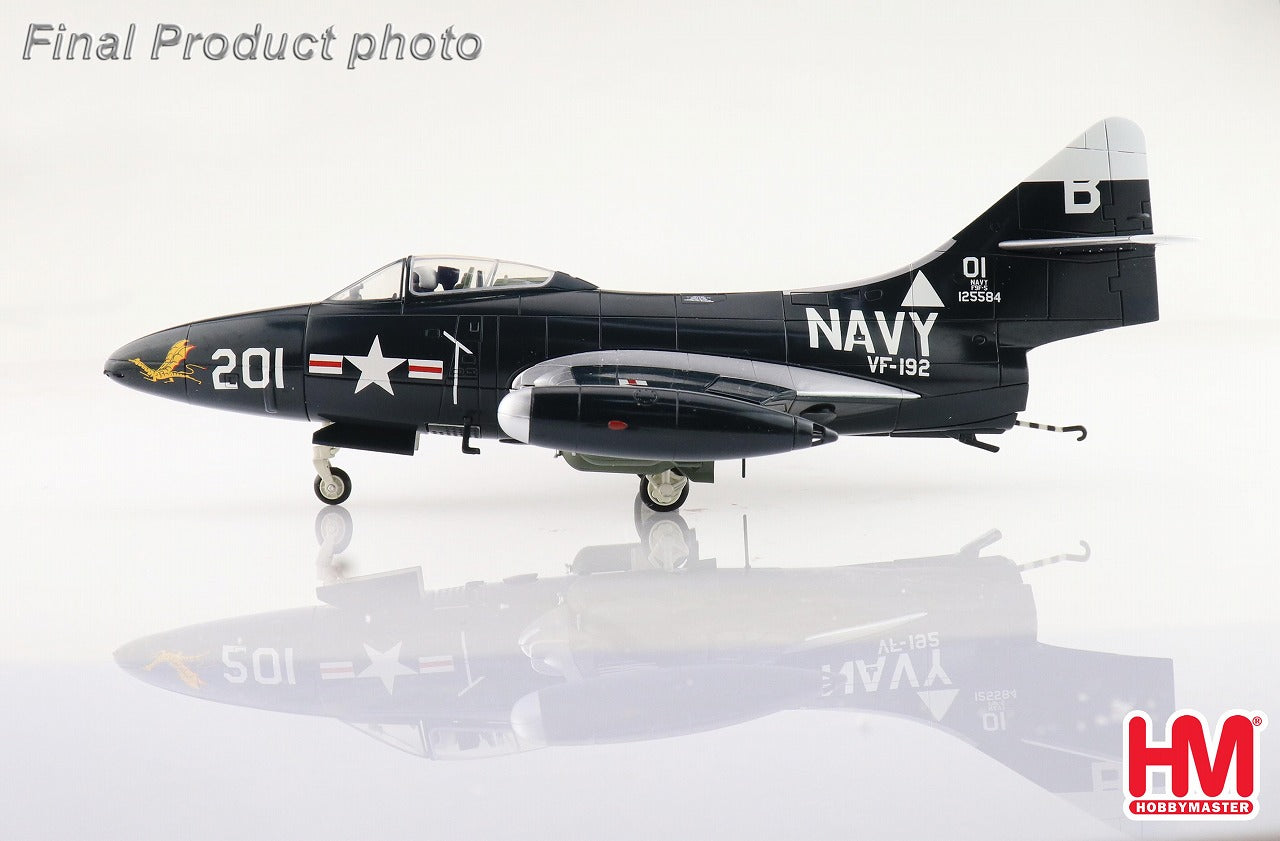 F9F-5 Panther US Navy 192nd Fighter Attack Squadron Golden Dragon 1/48 [HA7211] 