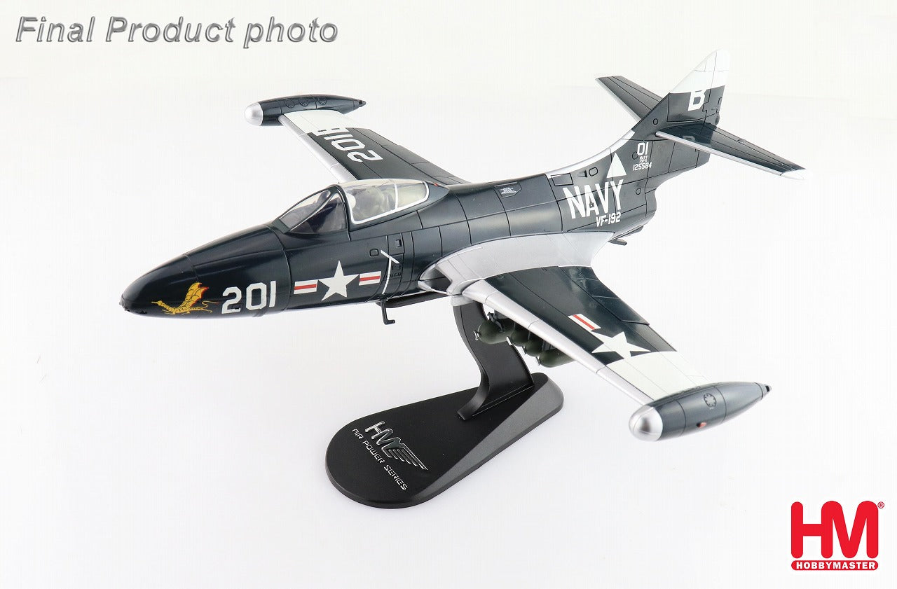 F9F-5 Panther US Navy 192nd Fighter Attack Squadron Golden Dragon 1/48 [HA7211] 