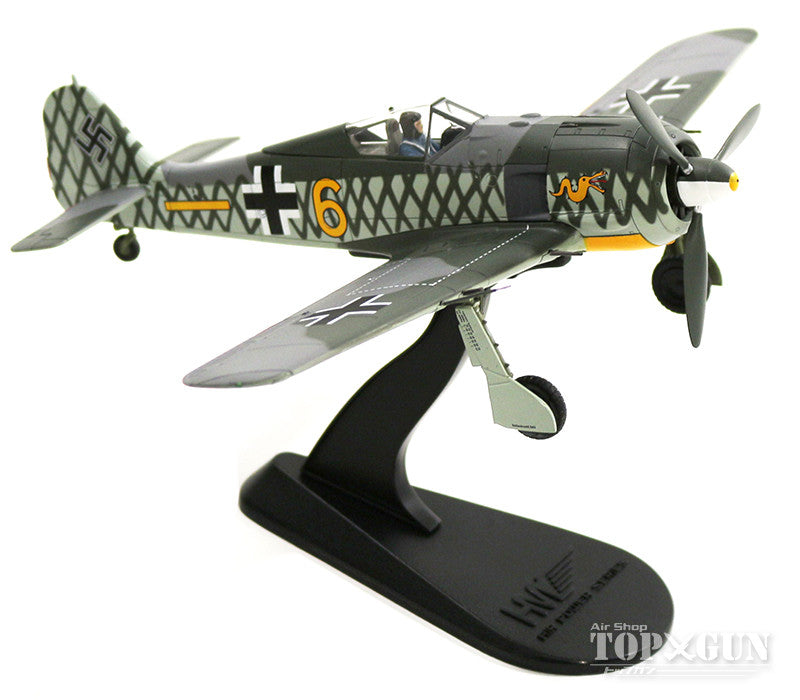 Fw190A-4 German Air Force 1st Fighter Wing 6th Squadron Lt. Wolfgang Leonhardt's aircraft Woonsdrecht, Netherlands 1942 #6 1/48 [HA7423]