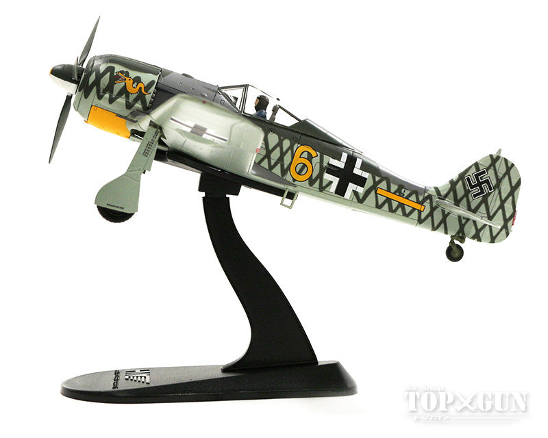 Fw190A-4 German Air Force 1st Fighter Wing 6th Squadron Lt. Wolfgang Leonhardt's aircraft Woonsdrecht, Netherlands 1942 #6 1/48 [HA7423]