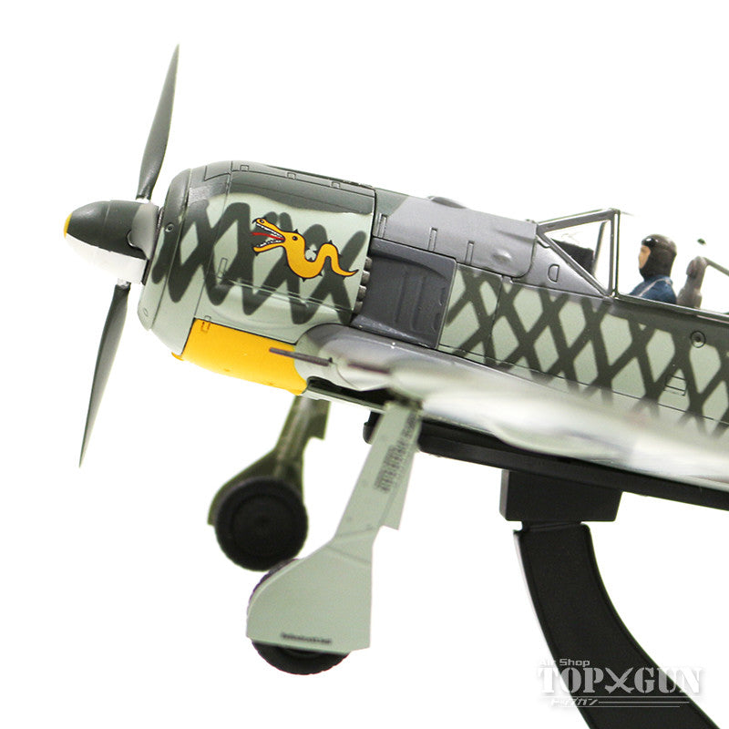 Fw190A-4 German Air Force 1st Fighter Wing 6th Squadron Lt. Wolfgang Leonhardt's aircraft Woonsdrecht, Netherlands 1942 #6 1/48 [HA7423]