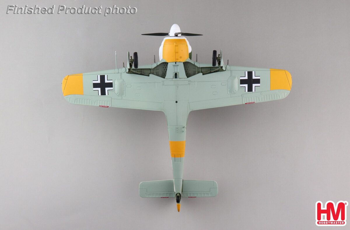 FW190A-4 German Air Force No. 54 Fighter Wing, 1st Squadron, Squadron Leader Oberleutnant Walter Nowotny's aircraft, 1943, 1/48 [HA7427]