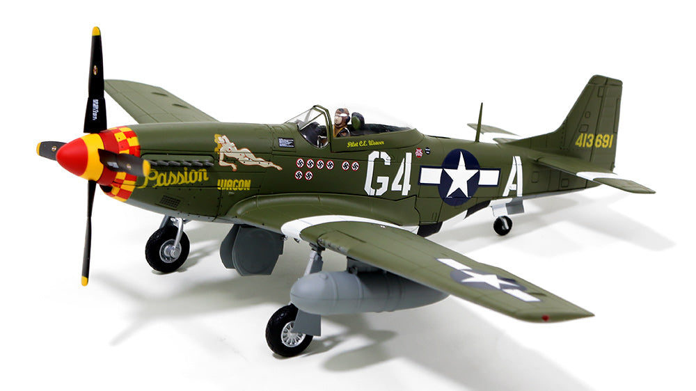 P-51D Mustang, US Army Air Forces, 357th Fighter Group, 362nd Fighter Squadron, Captain Charles Weaver's aircraft, 1944, #413691 "Passion Wagon" 1/48 [HA7727]