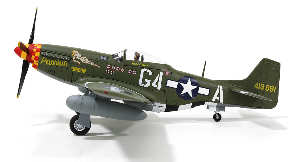 P-51D Mustang, US Army Air Forces, 357th Fighter Group, 362nd Fighter Squadron, Captain Charles Weaver's aircraft, 1944, #413691 "Passion Wagon" 1/48 [HA7727]