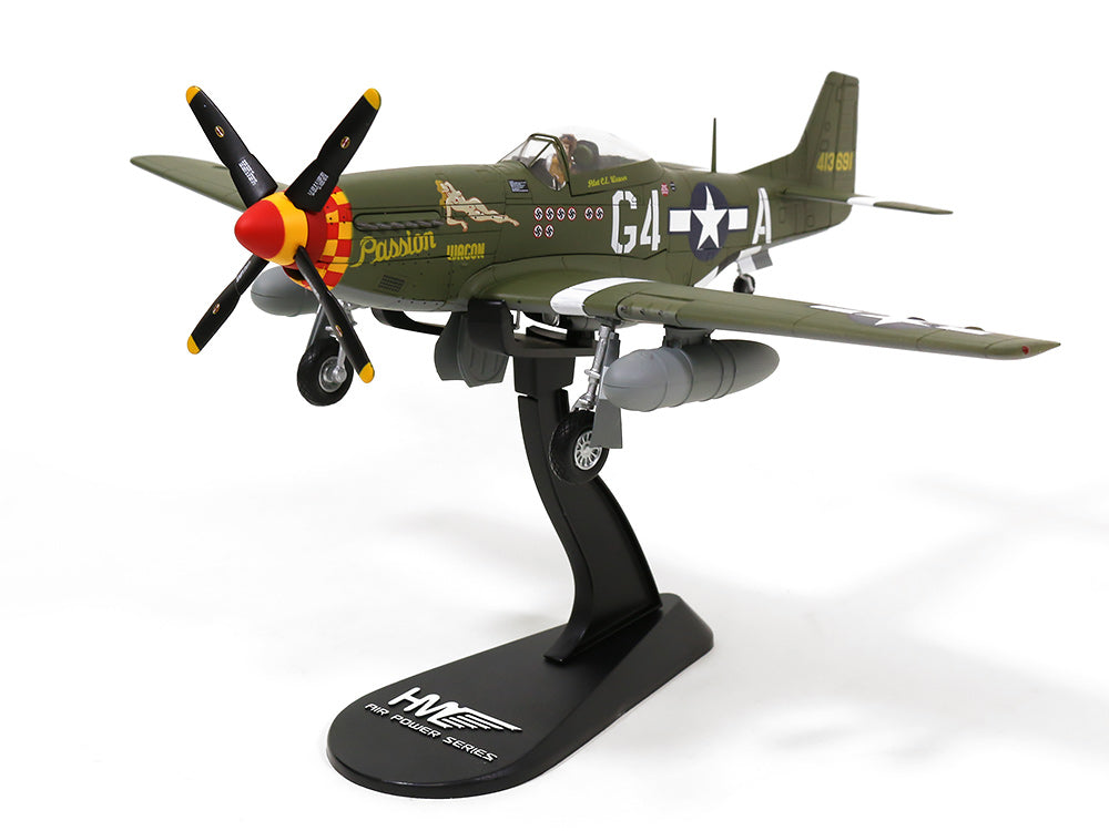 P-51D Mustang, US Army Air Forces, 357th Fighter Group, 362nd Fighter Squadron, Captain Charles Weaver's aircraft, 1944, #413691 "Passion Wagon" 1/48 [HA7727]