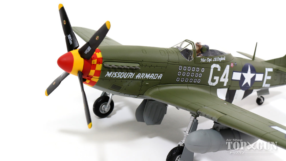 P-51D Mustang, US Army Air Forces, 357th Fighter Group, 362nd Fighter Squadron, Captain John England's aircraft #414789 "Missouri Armada" 1944 1/48 [HA7728]