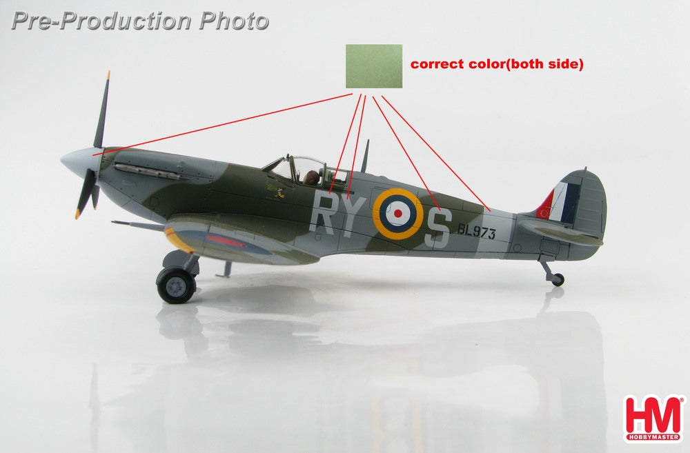 Spitfire Mk.Vb Royal Air Force (Exiled Czechoslovak Air Force) No. 313 Squadron "Captain Stanislav Pfeiffer's aircraft" 1/48 [HA7853]