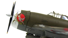 P-47Dサンダーボルト アメリカ陸軍航空軍 第4戦闘航空群 第334戦闘飛行隊 スティーブ・ピサノス機 イングランド 43年 #42-7945 1/48 [HA8450B]