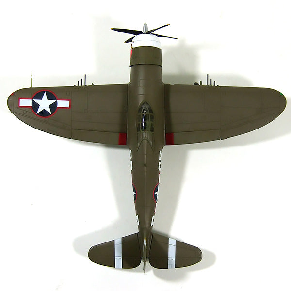 P-47D, US Army Air Forces, 4th Fighter Group, 334th Fighter Squadron, Steve Pisanos, England, 1943, #42-7945, 1/48, *Crew signature stand included [HA8450A]