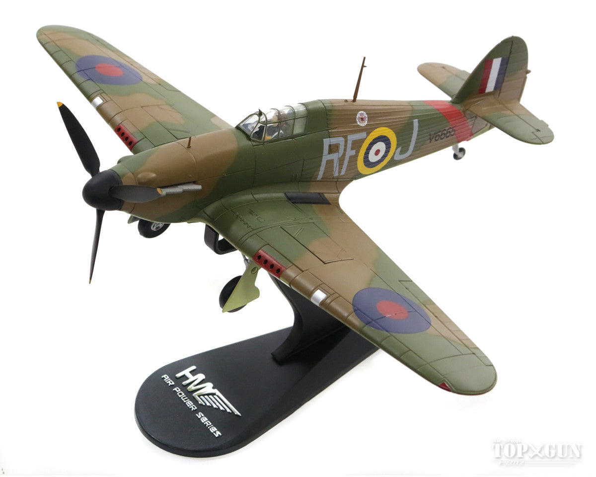 Hawker Hurricane Mk.I Royal Air Force (Polish Air Force in Exile) No. 303 Squadron "Kościuszko" Lt. John Kent's aircraft, RAF Northolt, 1940 RF-J/V6665 1/48 [HA8609]