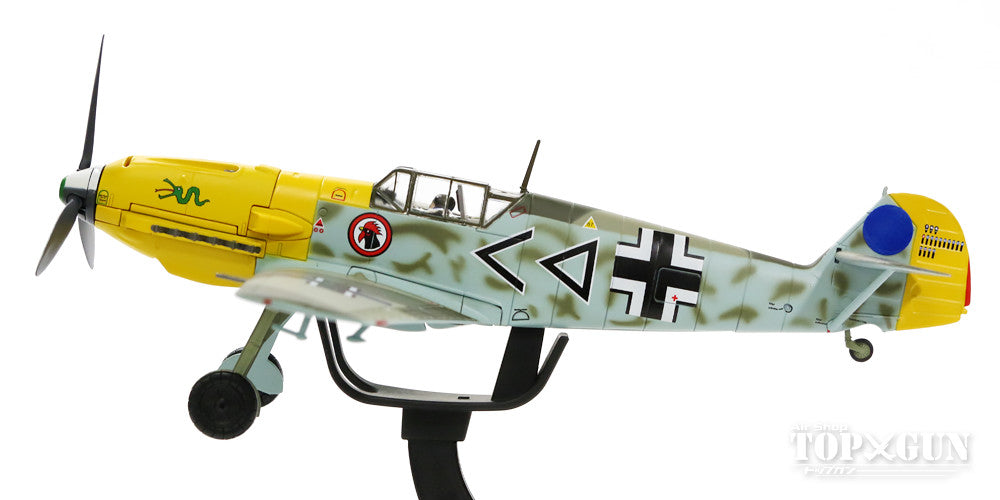 Bf109E-4 ドイツ空軍 第3戦闘航空団 第I飛行隊 隊長ハンス・「アッシ」ハーン中尉機 グランヴィエ・フランス 40年 1/48 ※新金型 [HA8701]