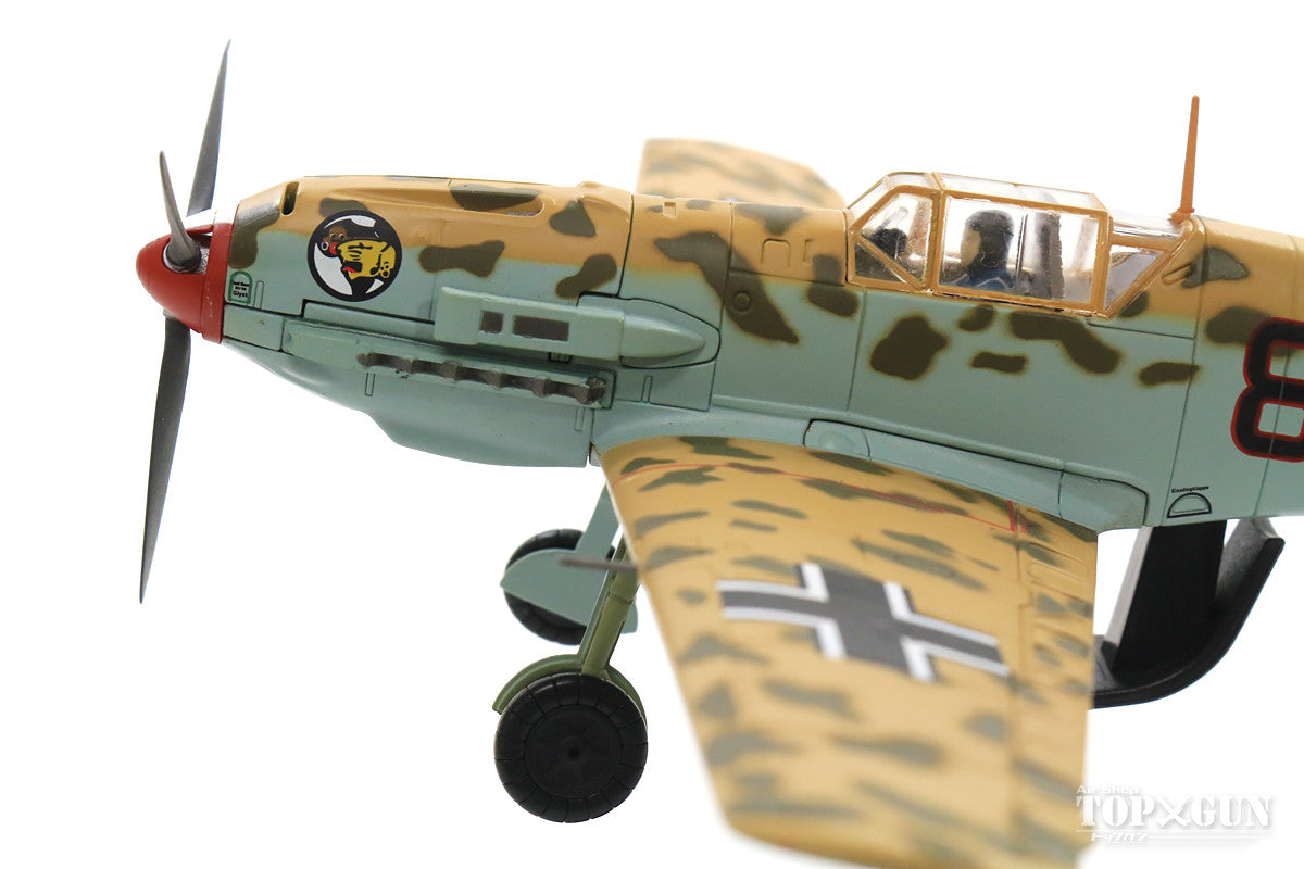 Bf109E-7/Trop (Tropical version) German Air Force No. 27 Fighter Wing, 2nd Squadron, Lieutenant Franz Elles's aircraft "Black 8" April 1941 1/48 [HA8703]