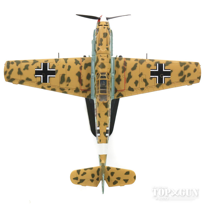 Bf109E-7/Trop (Tropical version) German Air Force No. 27 Fighter Wing, 2nd Squadron, Lieutenant Franz Elles's aircraft "Black 8" April 1941 1/48 [HA8703]