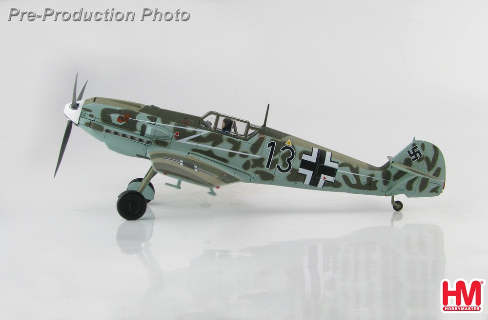 Bf109E-4 German Air Force No. 77 Fighter Wing No. 1 Squadron France 1940 #13 1/48 [HA8713]